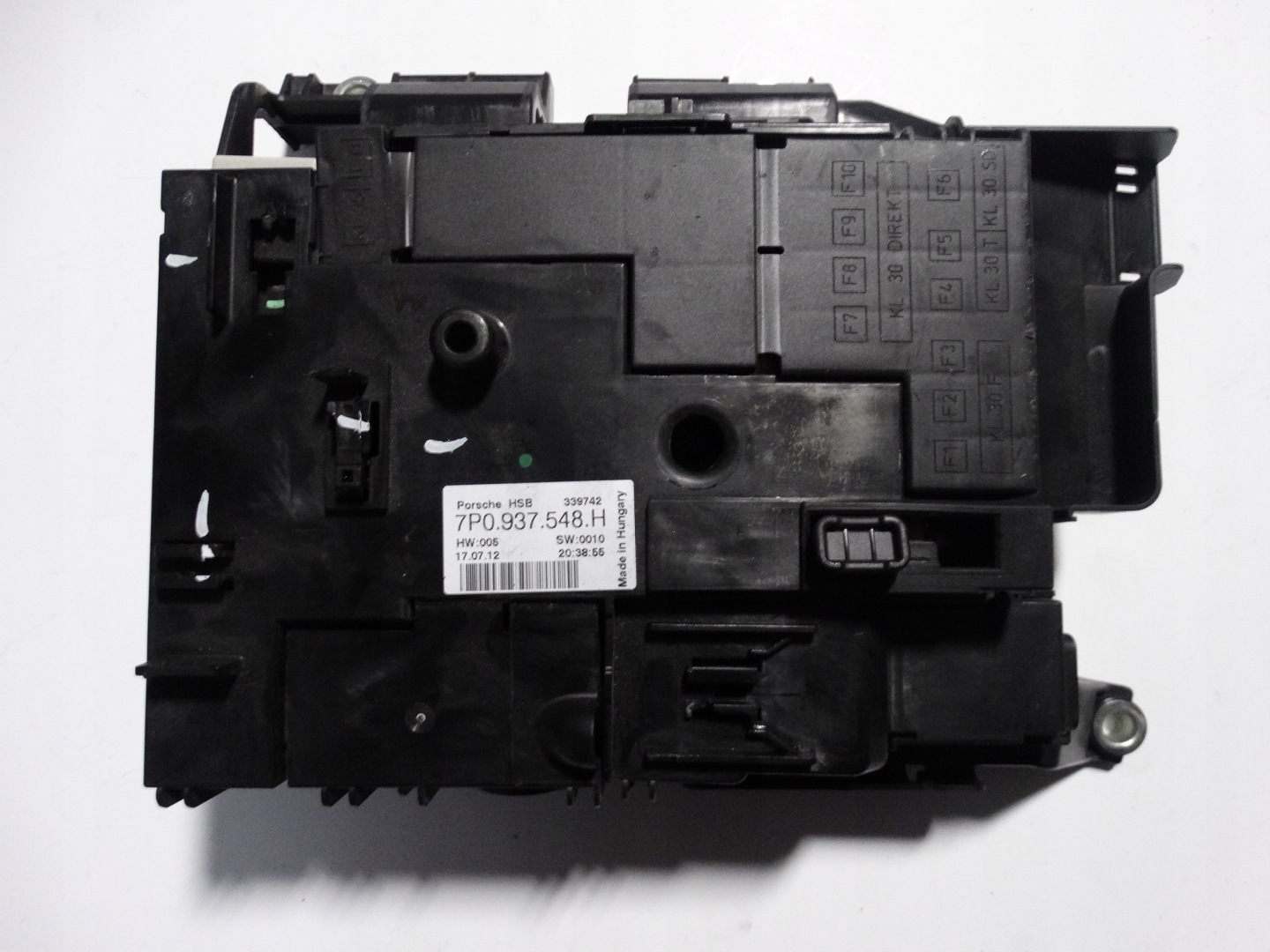 module fuse box PORSCHE CAYENNE 7P5 1 9