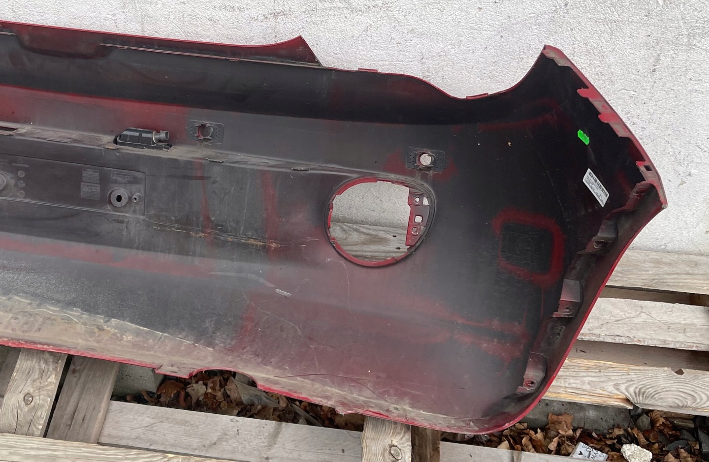 OPEL ADAM bumper rear part rear below 4xPDC GM 13356473