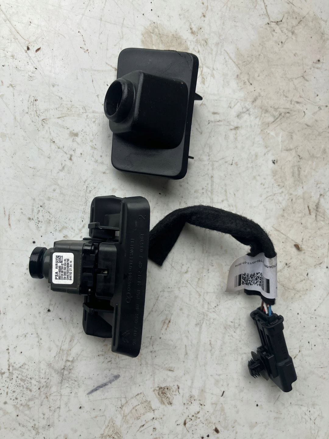KAMERA reversing 9801146580 support bundle CITROEN C4 PICASSO II #26