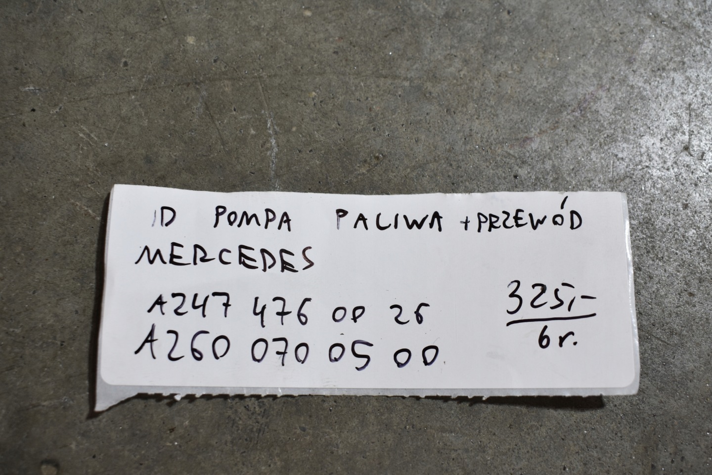 IDEALNA feed pump + wiring MERCEDES 1