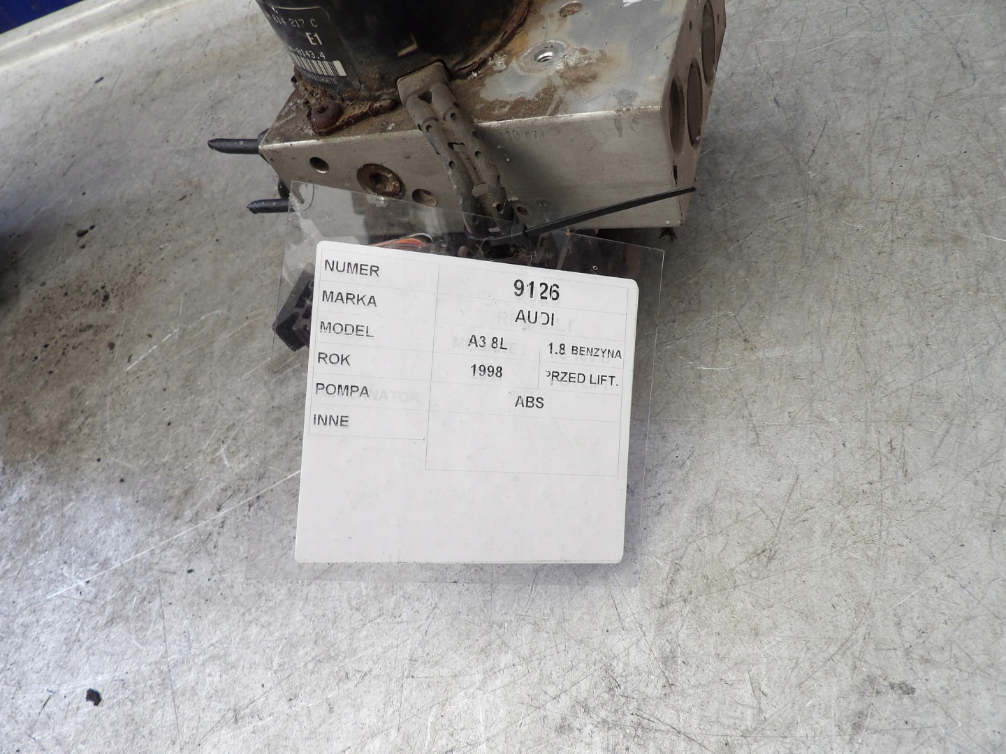 Audi A3 8L Pompa abs