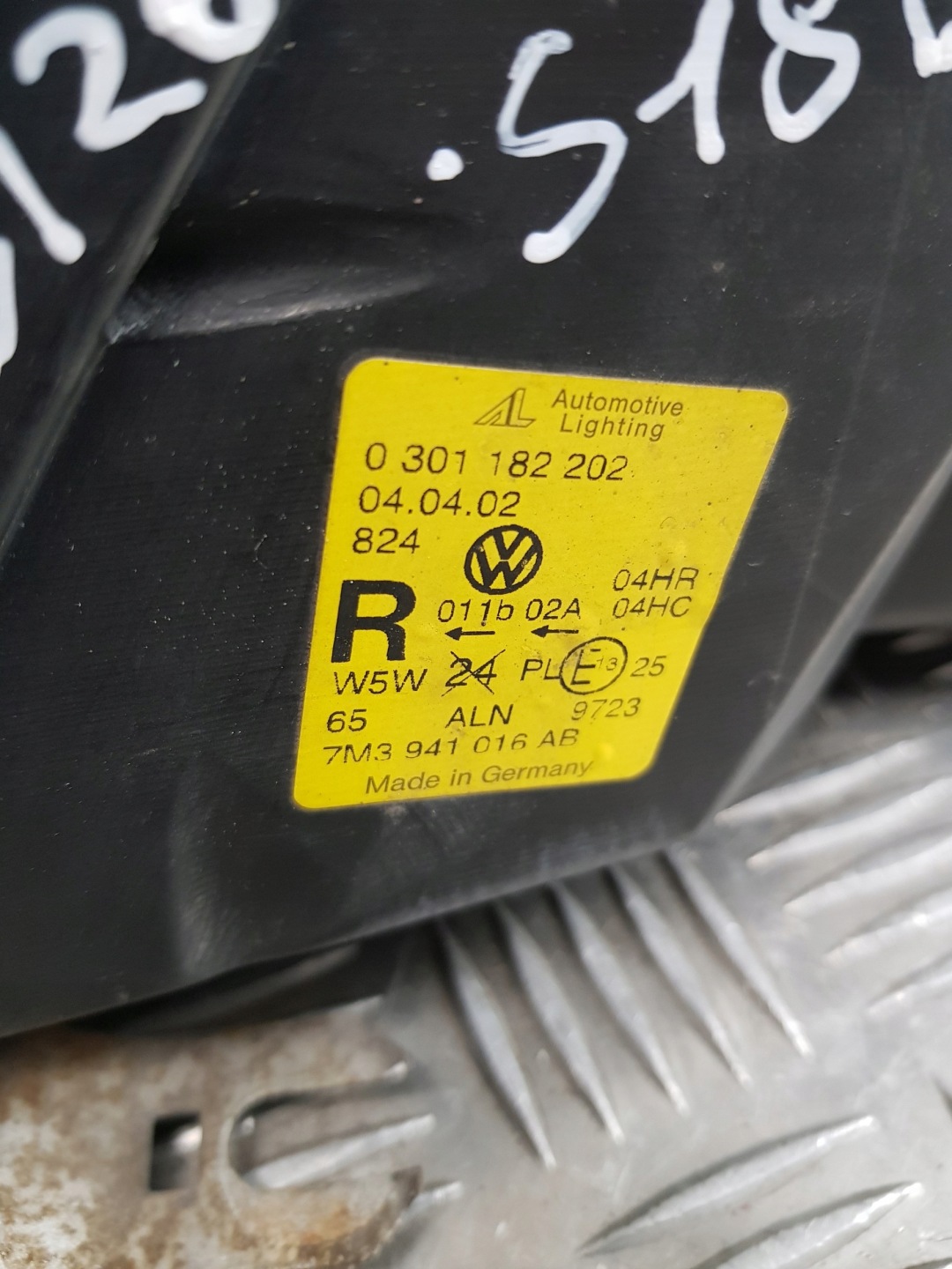 light right front 7M3941016AB VW SHARAN and LIFT