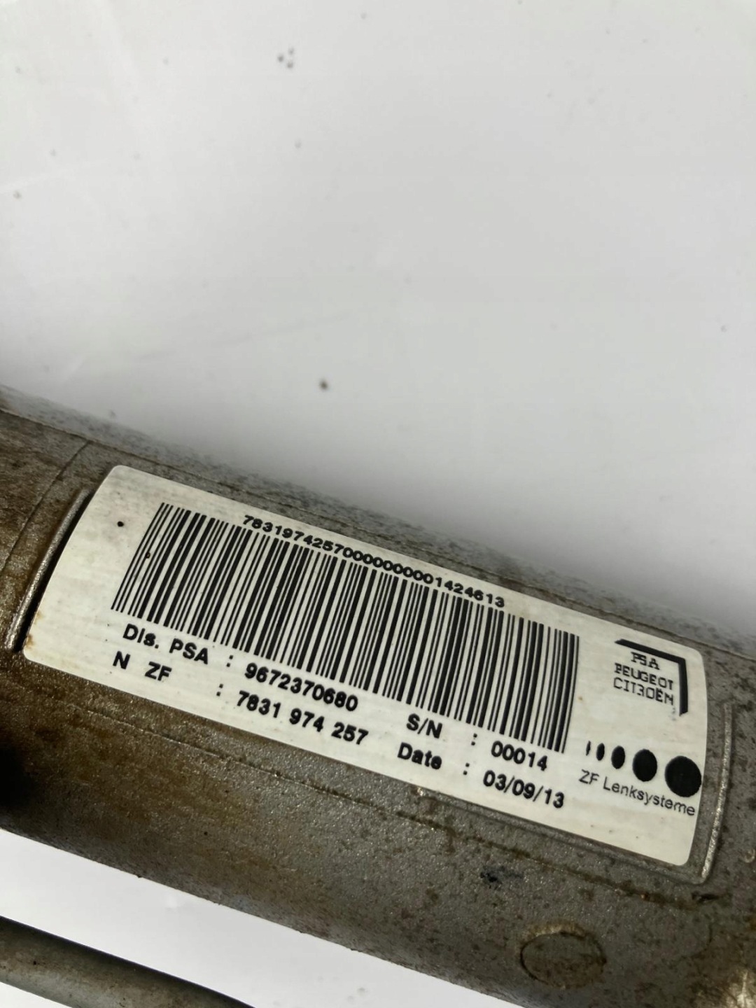 servo control PEUGEOT 508 RXH 9672370680