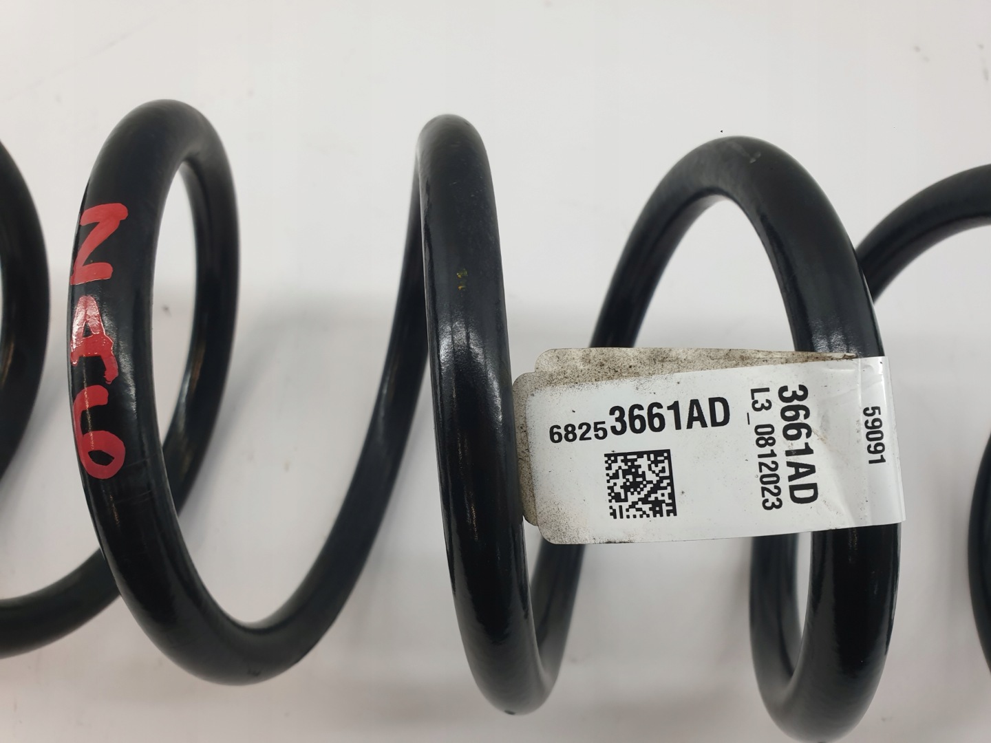 spring front left right JEEP WRANGLER JL 2.0 T 4XE HYBRYDA 68253661AD