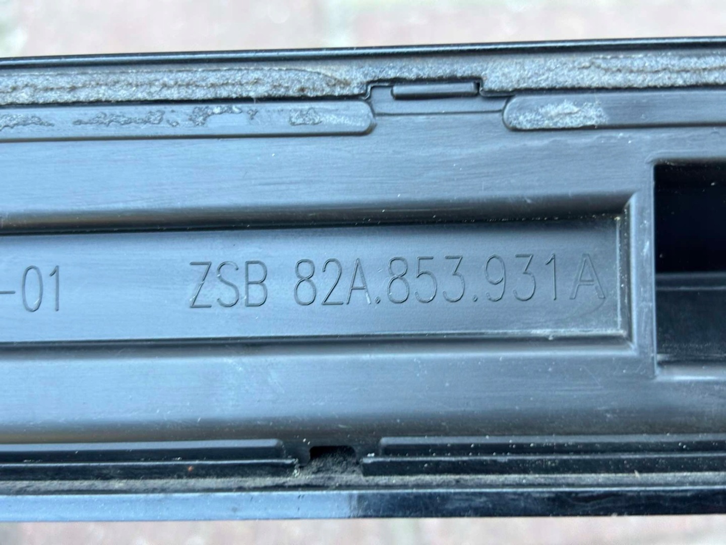 moulding threshold left front AUDI A1 82A S-LINE 82A853931A