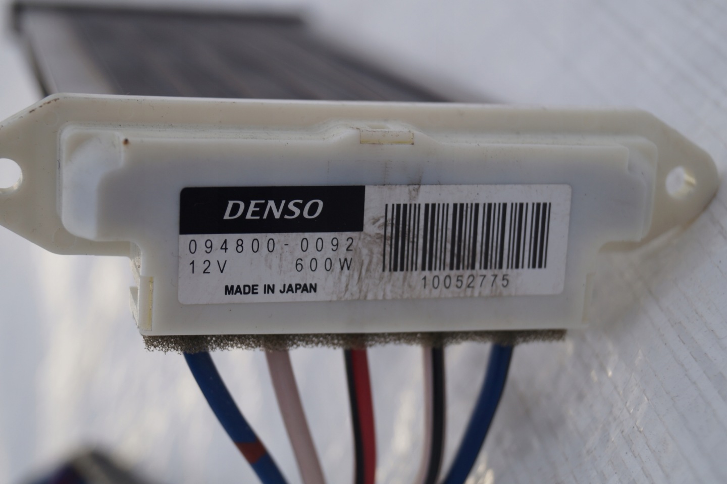 heater electrical TOYOTA HIGHLANDER II DENSO