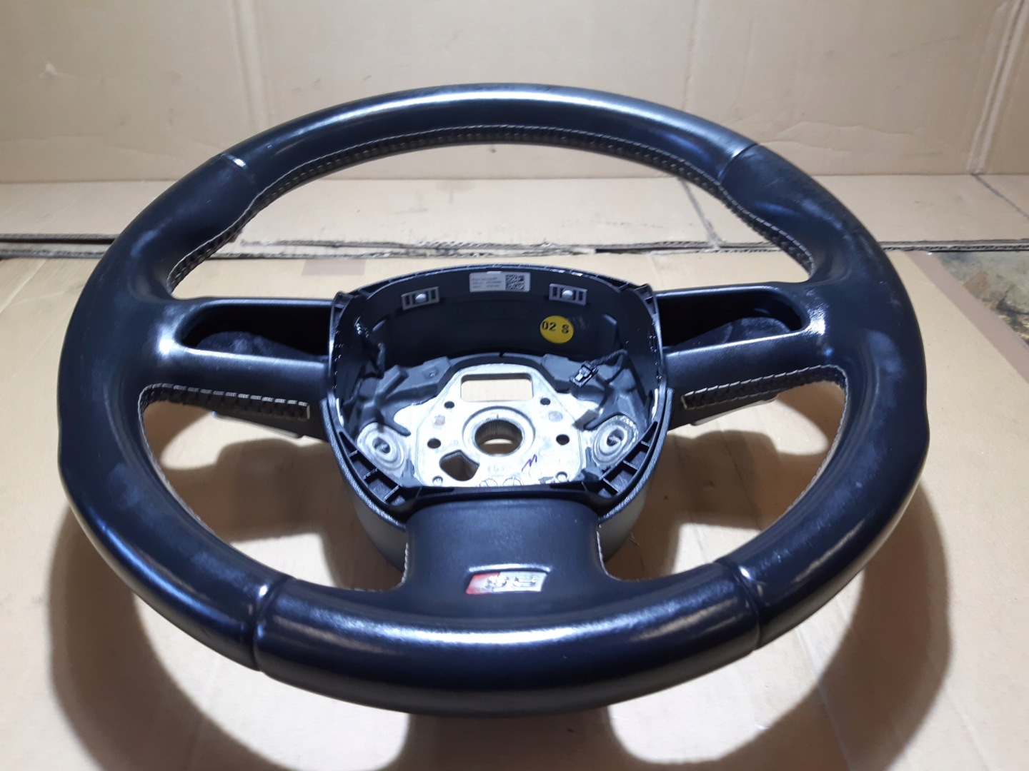 AUDI S5 A5 8T steering wheel, leather MULTIFUNKCJA with shifting 8T0419091D