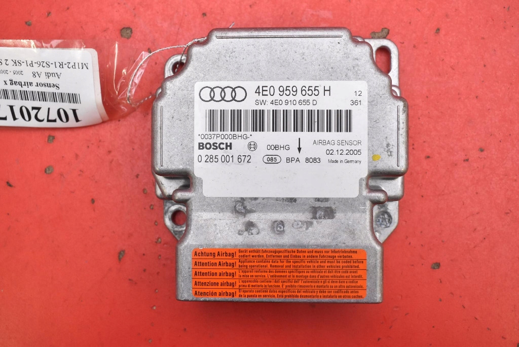 modulo SENSOR airbag airbag 4E0959655H AUDI A8 D3 LIFT 05-07