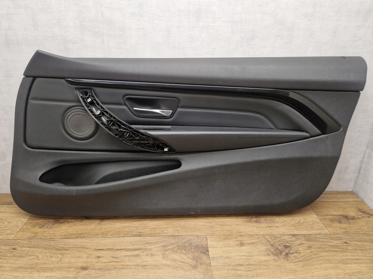 BMW F32 F33 right side front upholstery front PANEL door black leather