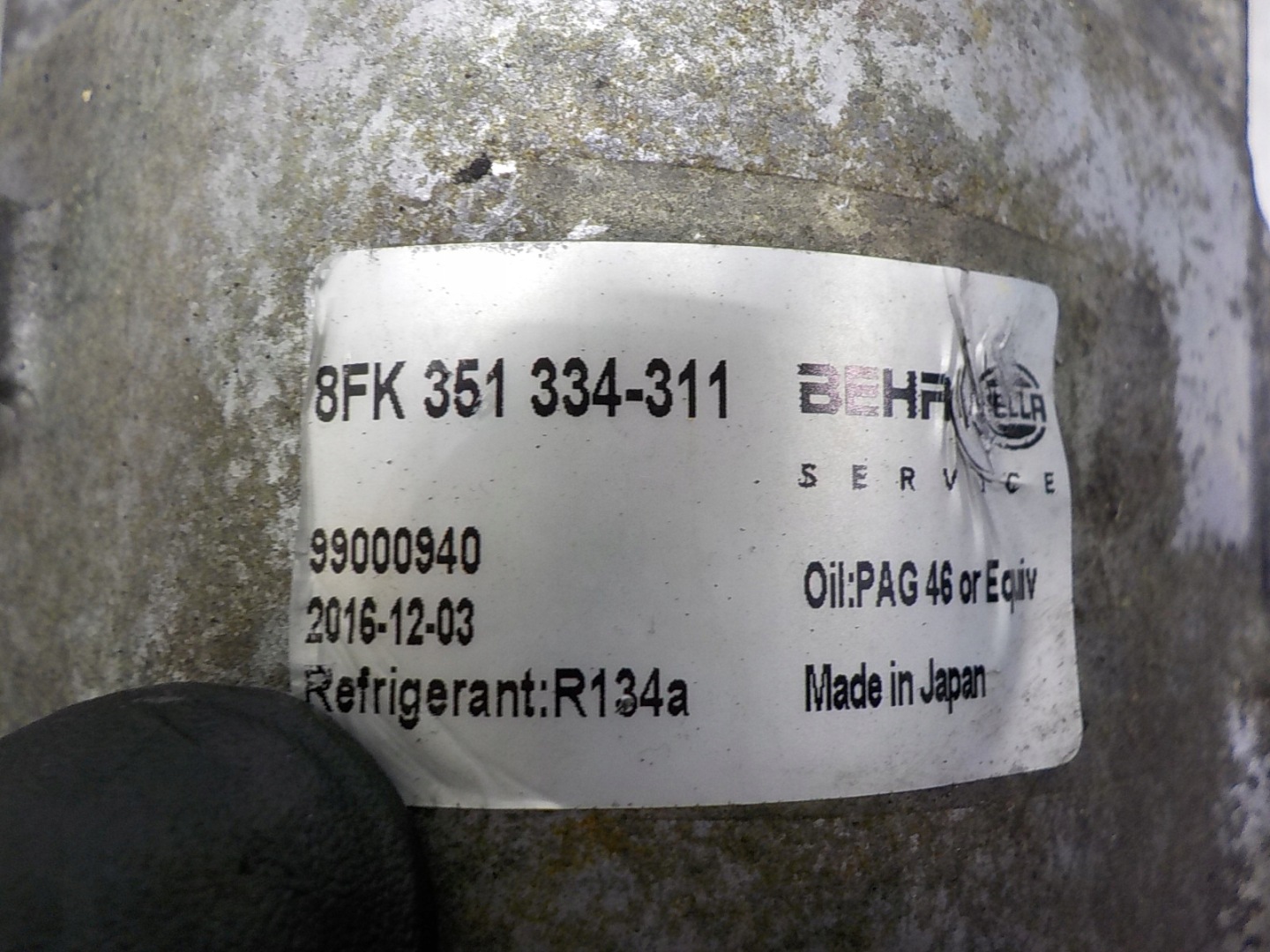 SAAB 9-3 a kompresor pumpa klimatizaci 8FK351334-311