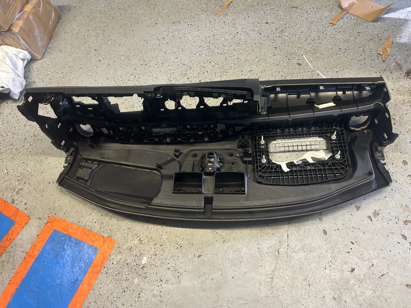 MERCEDES A klasse W177 konsole armaturenbrett AIR BAG WYSTRZELONA