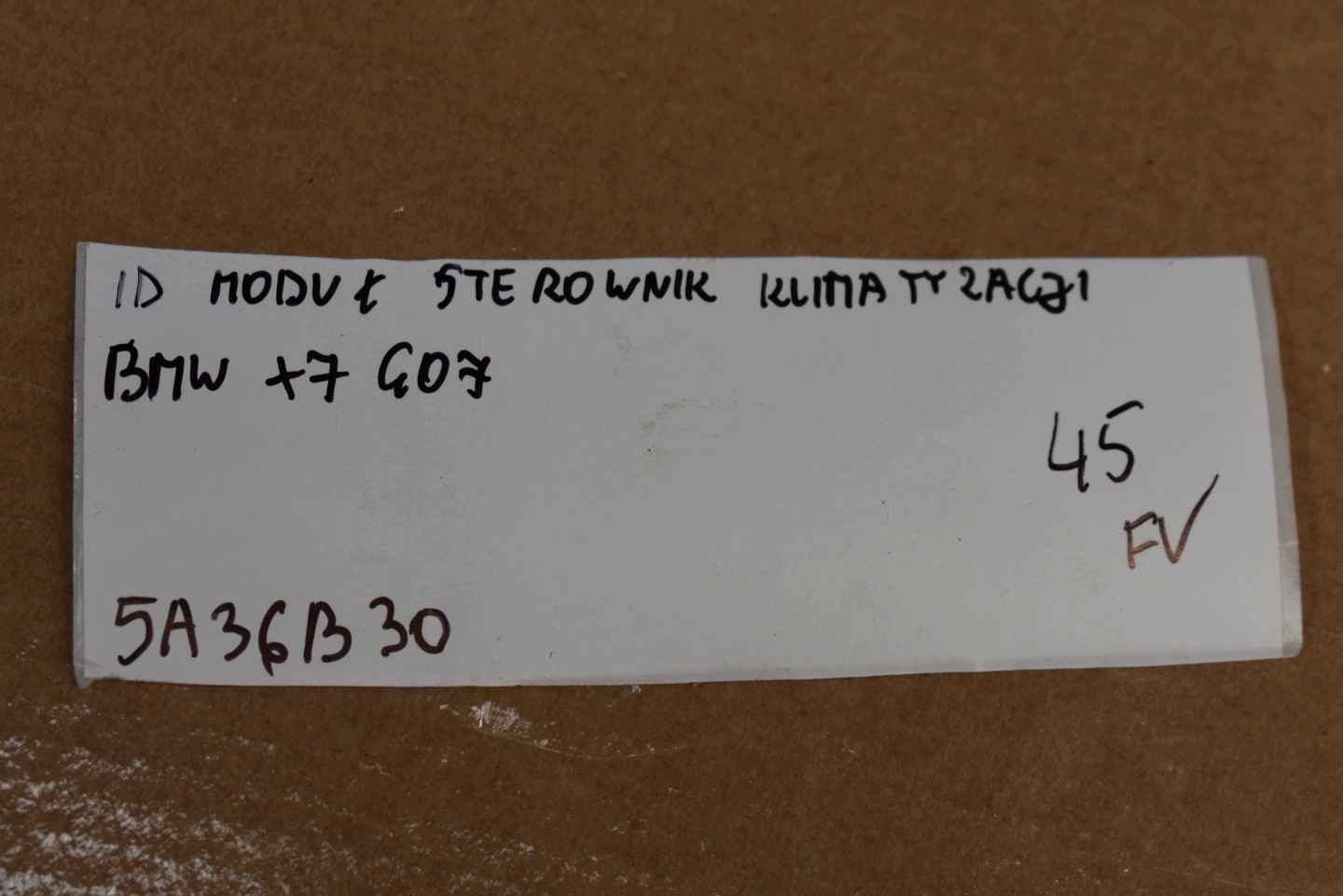 IDEALNY module control unit of the air conditioning BMW X7 G07 1