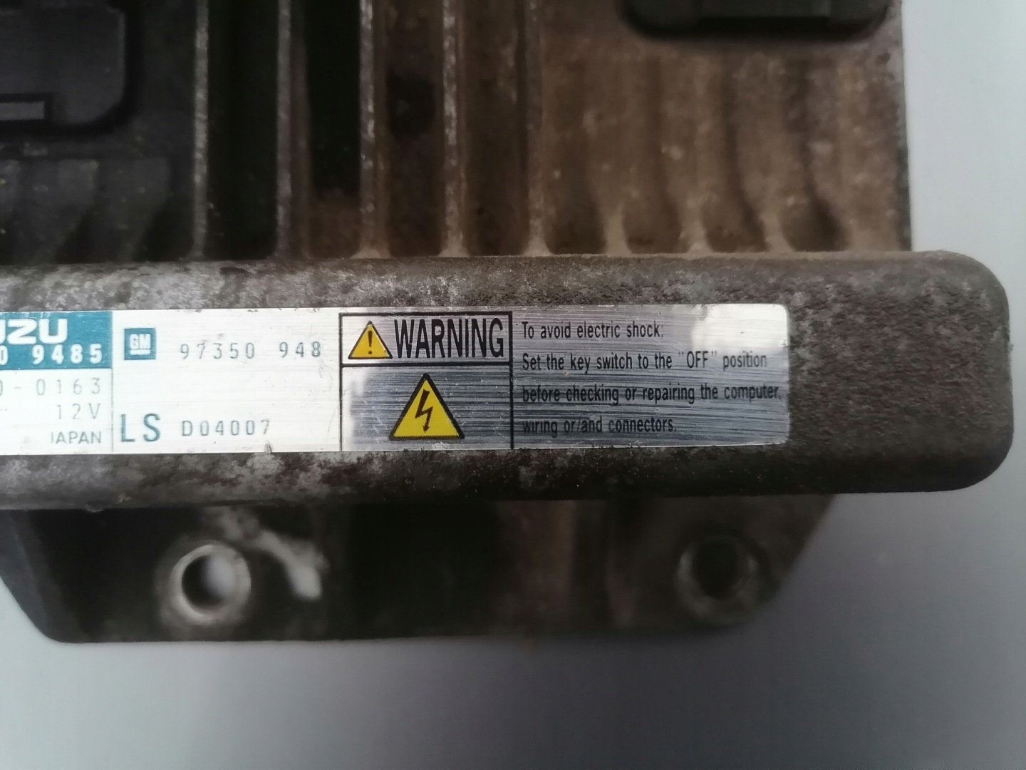 control unit of the engine 8973509485 1.7CDTI OPEL