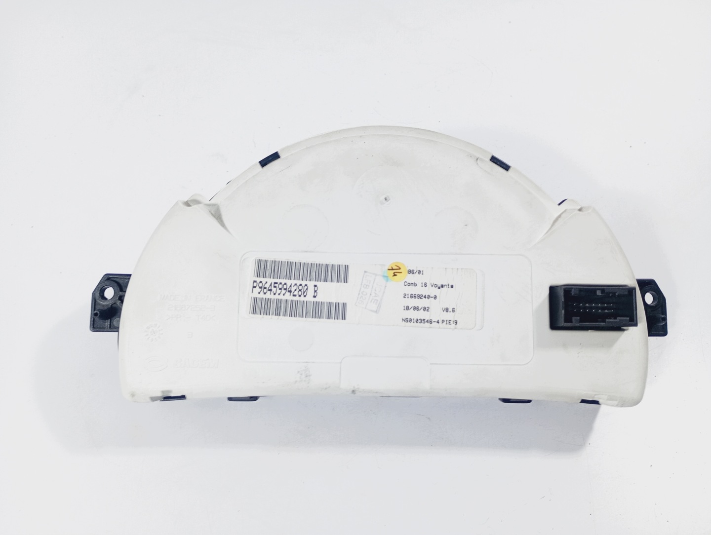 dials dials tachometer mileage 174166 OE P9645994280B Citroen C3 02-10
