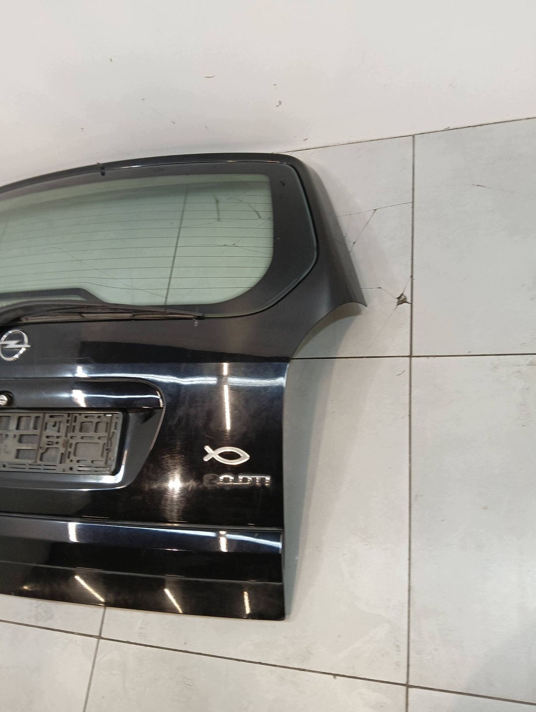 boot door window black Opel Zafira and (1999-2006) A