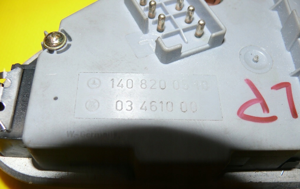 control panel FOTELEM left front MERCEDES W140