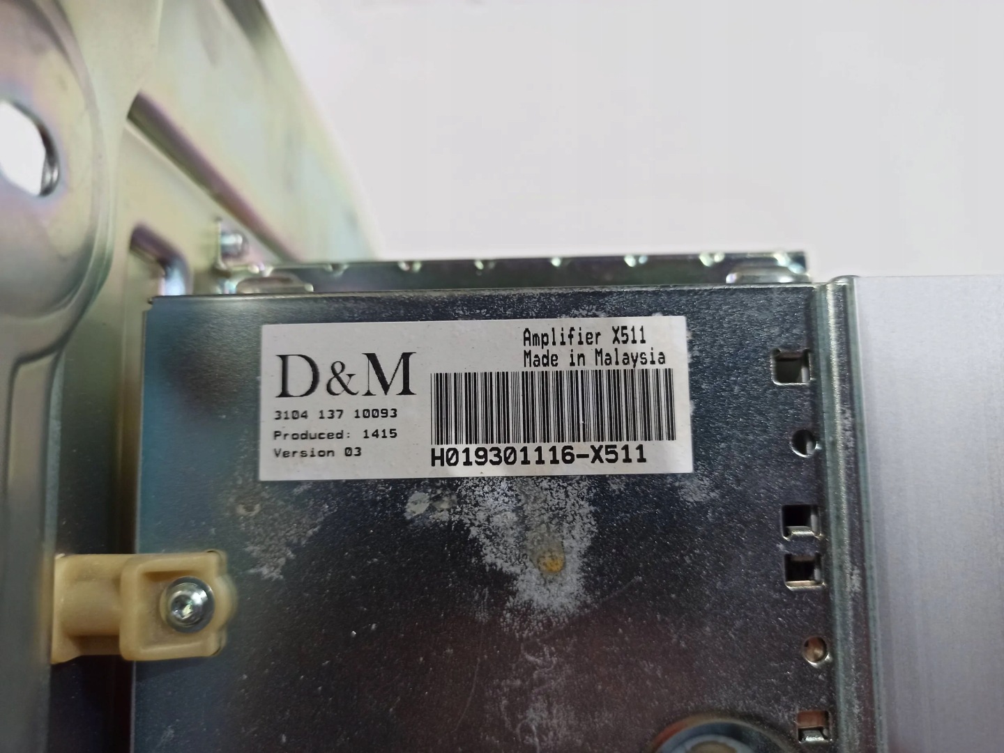 speaker subwoofer amplifier Chevrolet Camaro 2009
