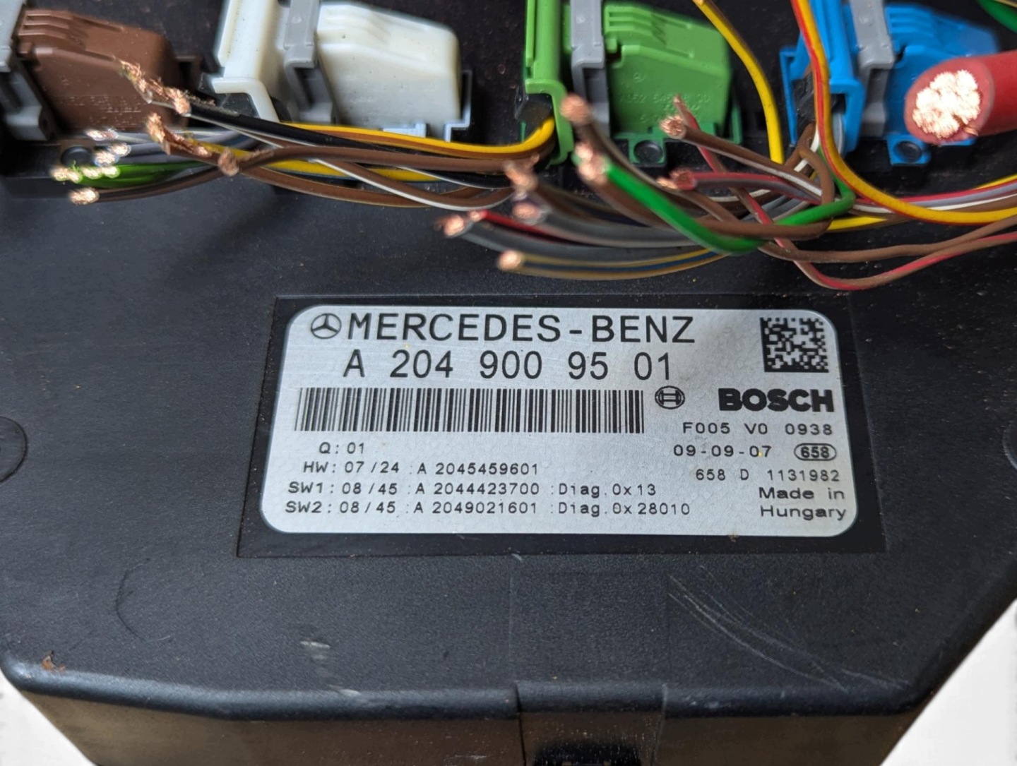 module SAM front Mercedes-Benz C W204 2009 A2049009501
