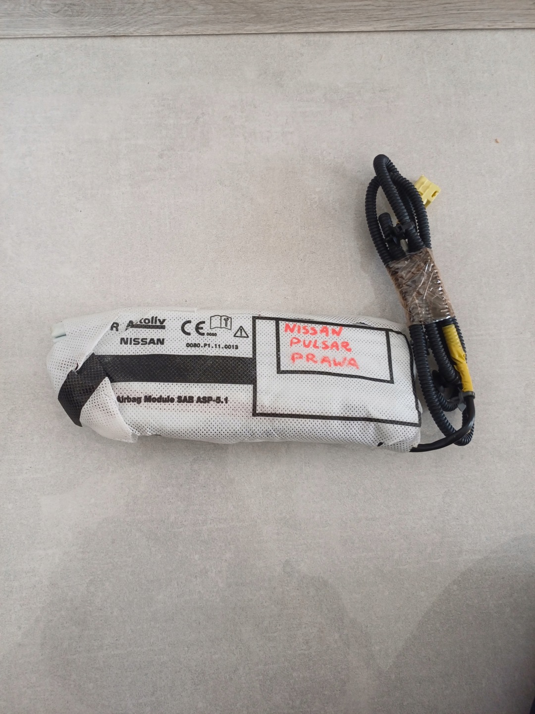 seat airbag right NISSAN PULSAR