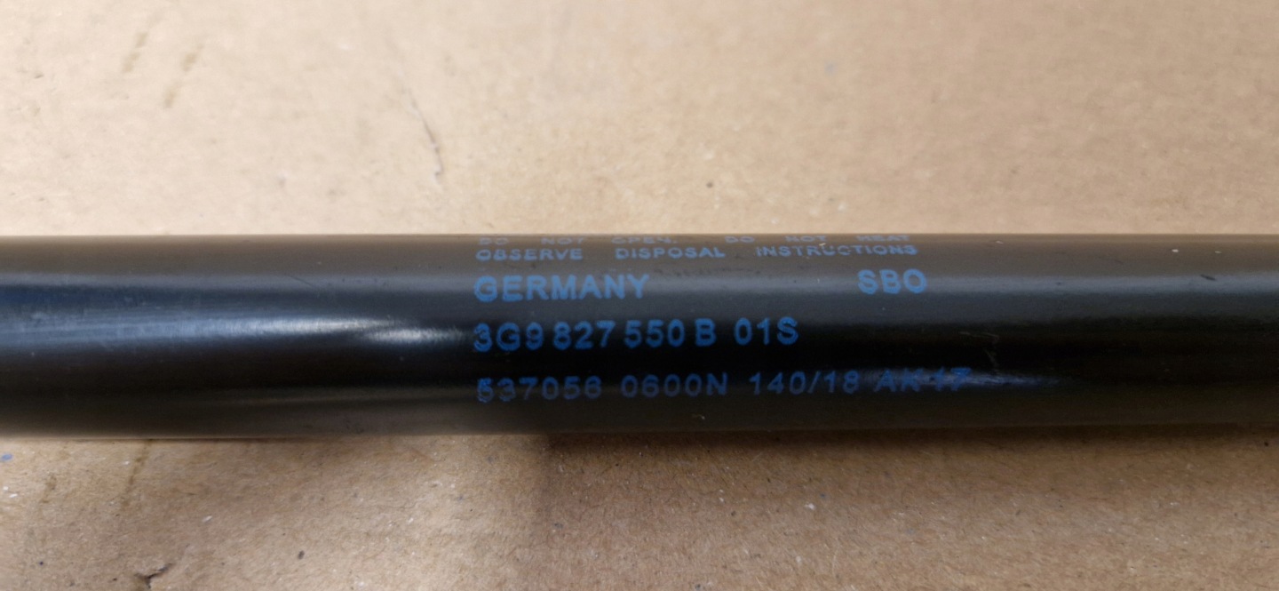 Dämpfer heckklappe heck VW PASSAT B8 KOMBI 3G9827550B Original IDEAL