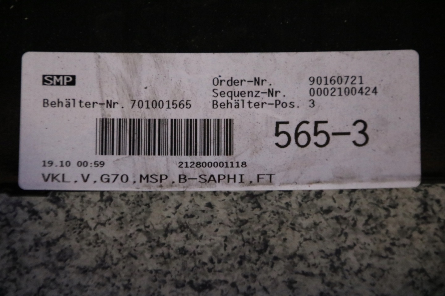 BMW 7 G70 i7 m-packet bumper front front 475