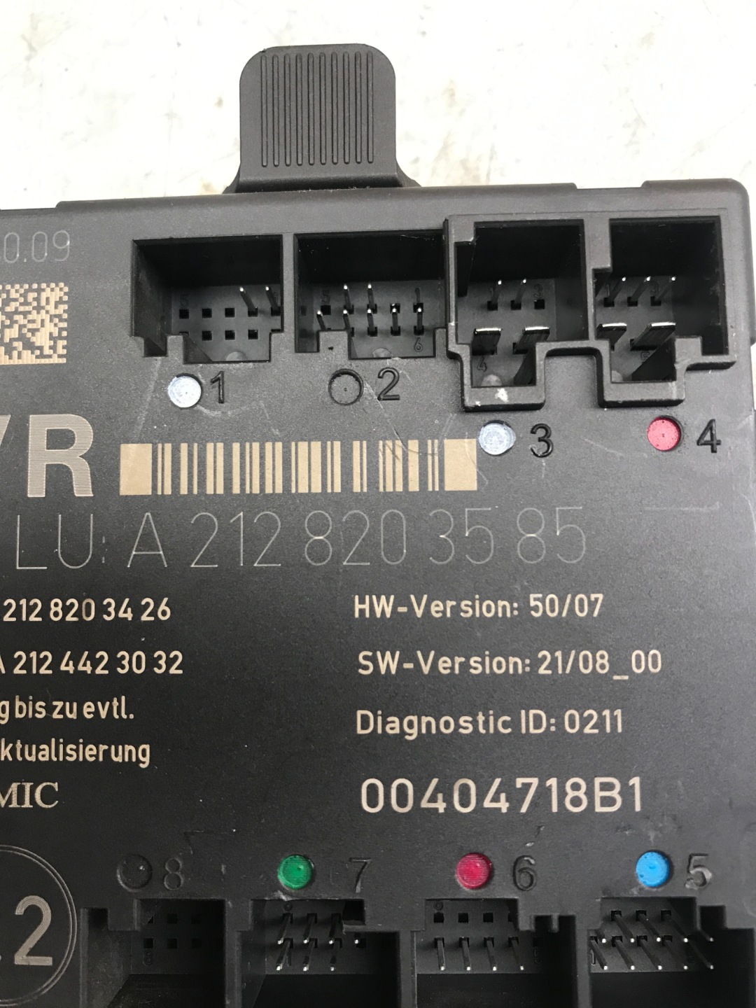 module door MERCEDES right front W204 A2128203585