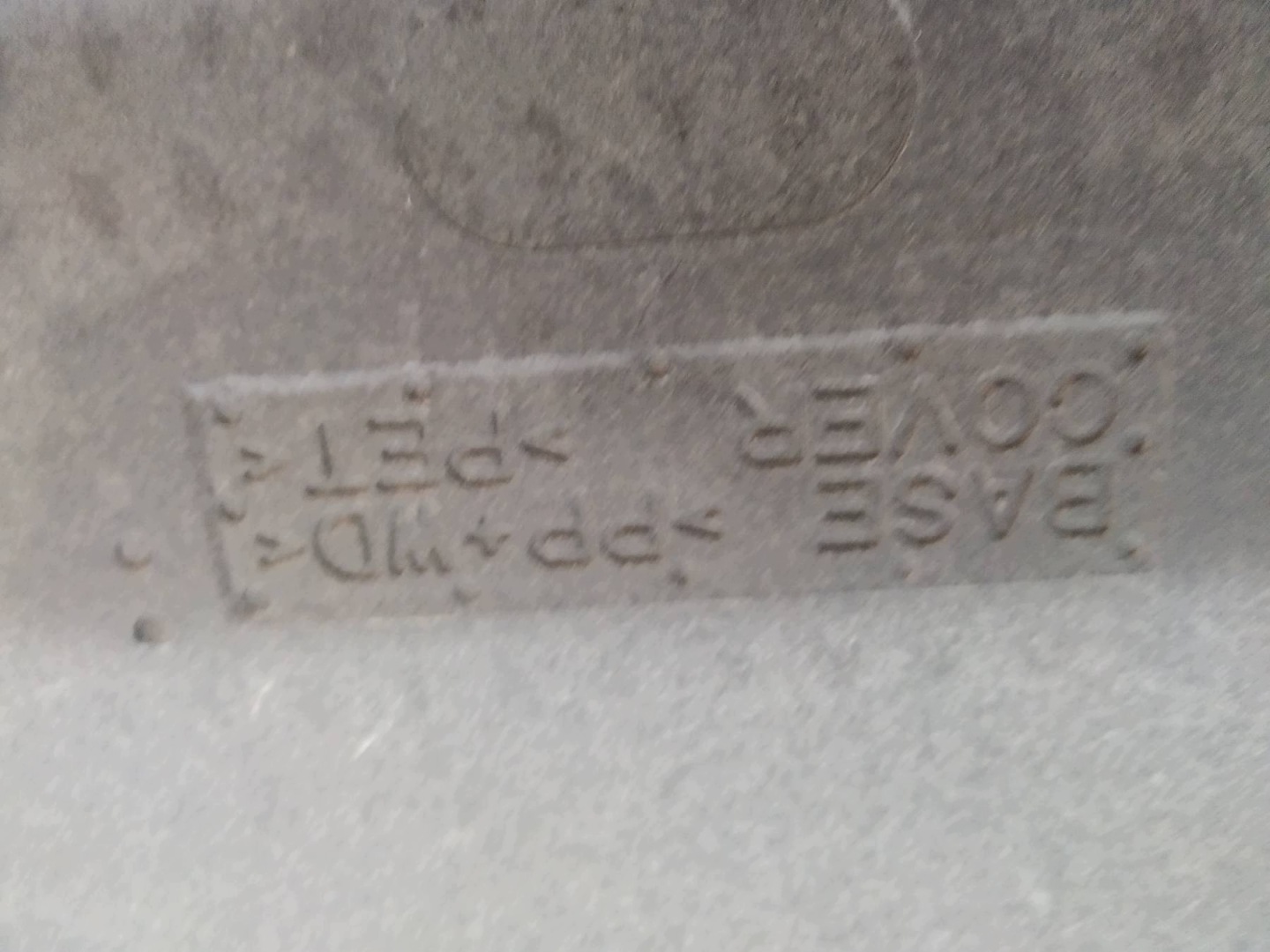 plato rear Toyota Yaris and (1999-2005)