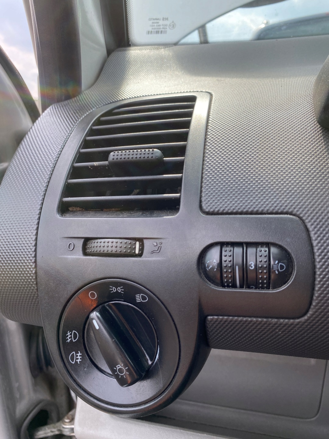 VW Lupo 3L 98-05 grid air conditioning devices air left driver´s