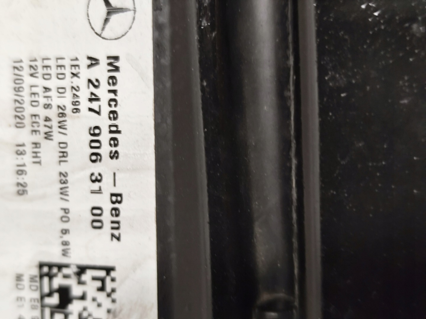 MERCEDES GLB 247 light LED PERFORMANCE front right left DEMONTAZ