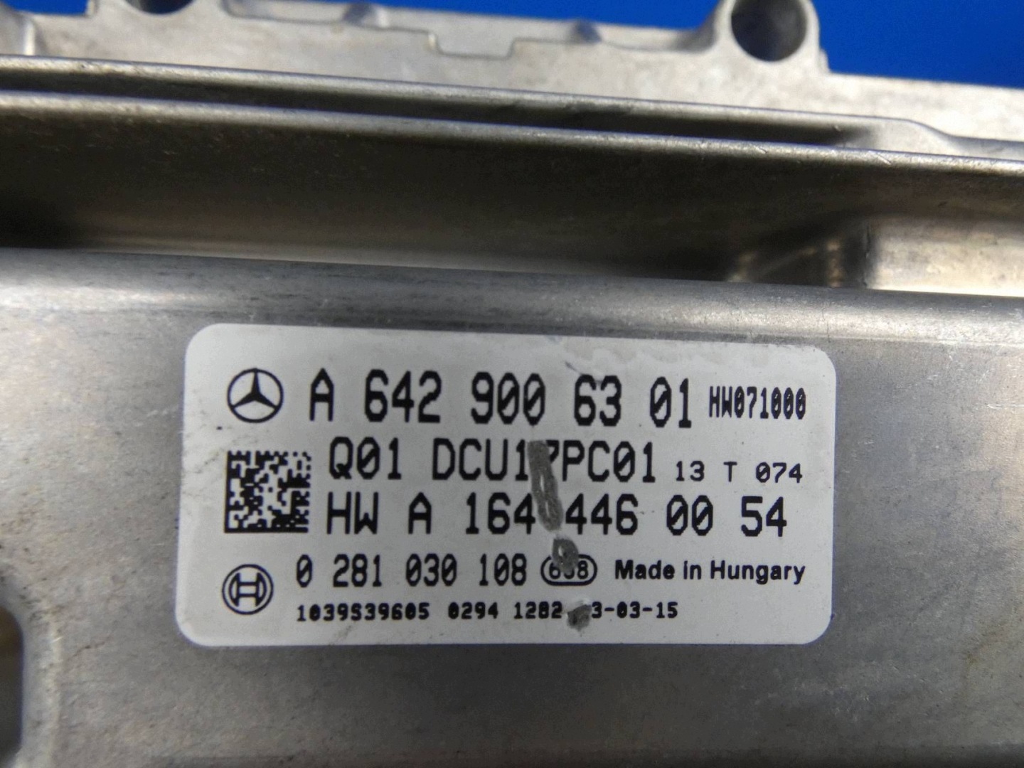 MERCEDES ML W166 GLE W222 W218 3.0 CDI 642 module control unit ADBLUE