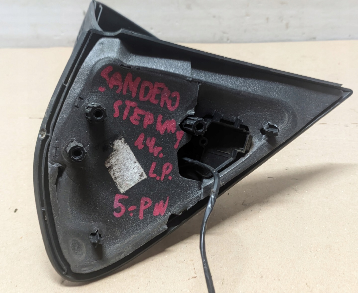 DACIA SANDERO II STEPWAY 13R mirror left 5 PIN EU