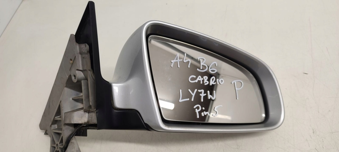 mirror right 5pin Audi A4 B6 Cabrio LY7W