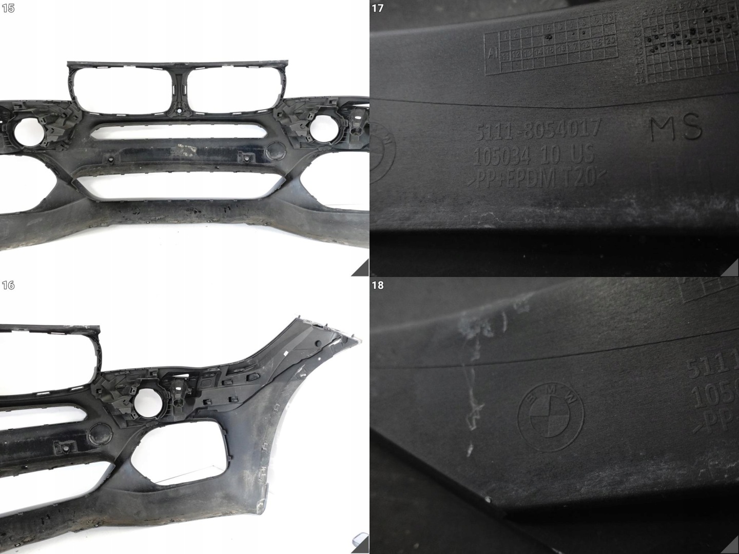 BMW X5 F15 m-packet 13-18 bumper BUMPER front (washers / PDC) 8054014