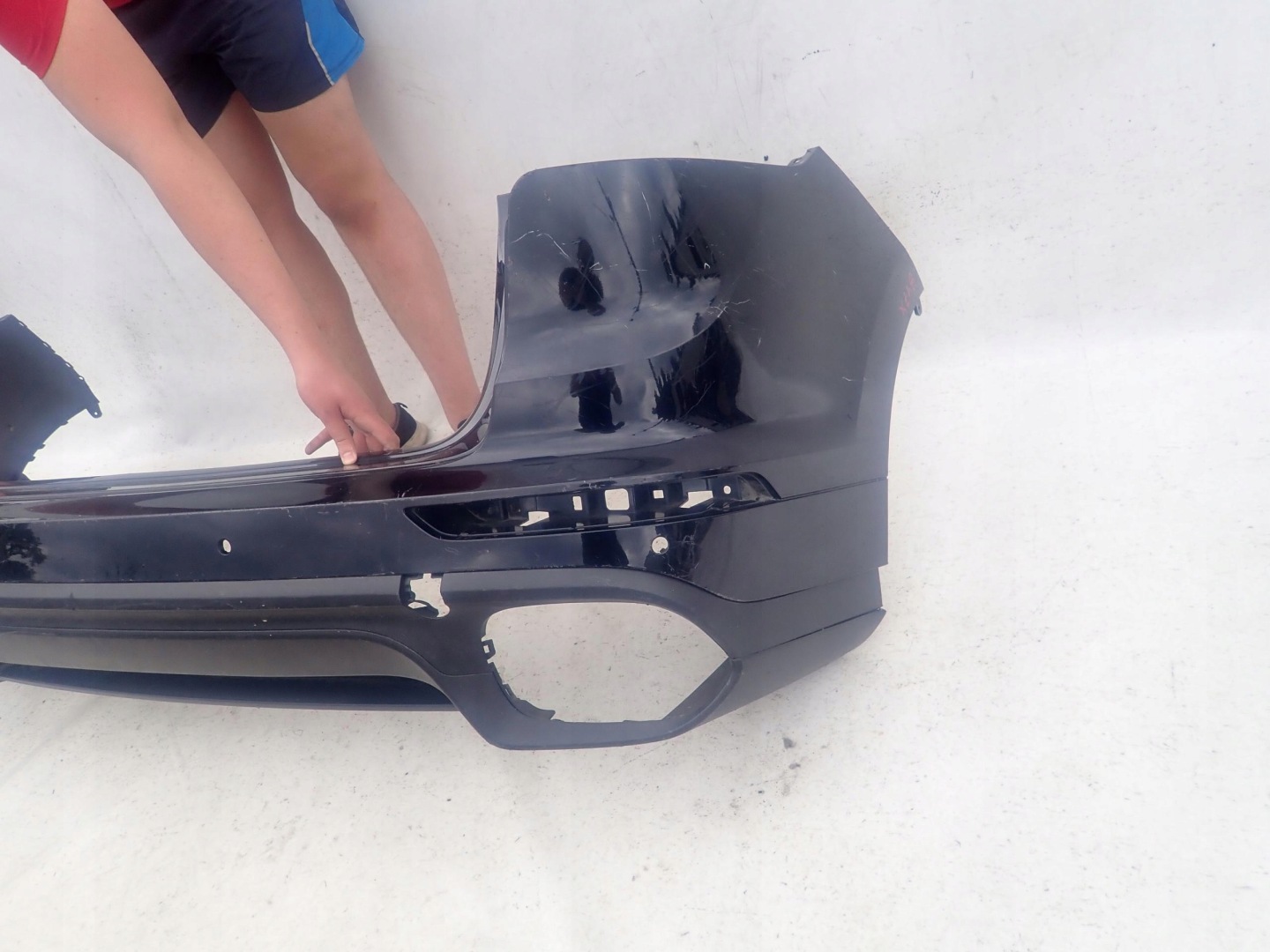 PORSCHE CAYENNE 7P5 LIFT 14-18 bumper rear part PDC