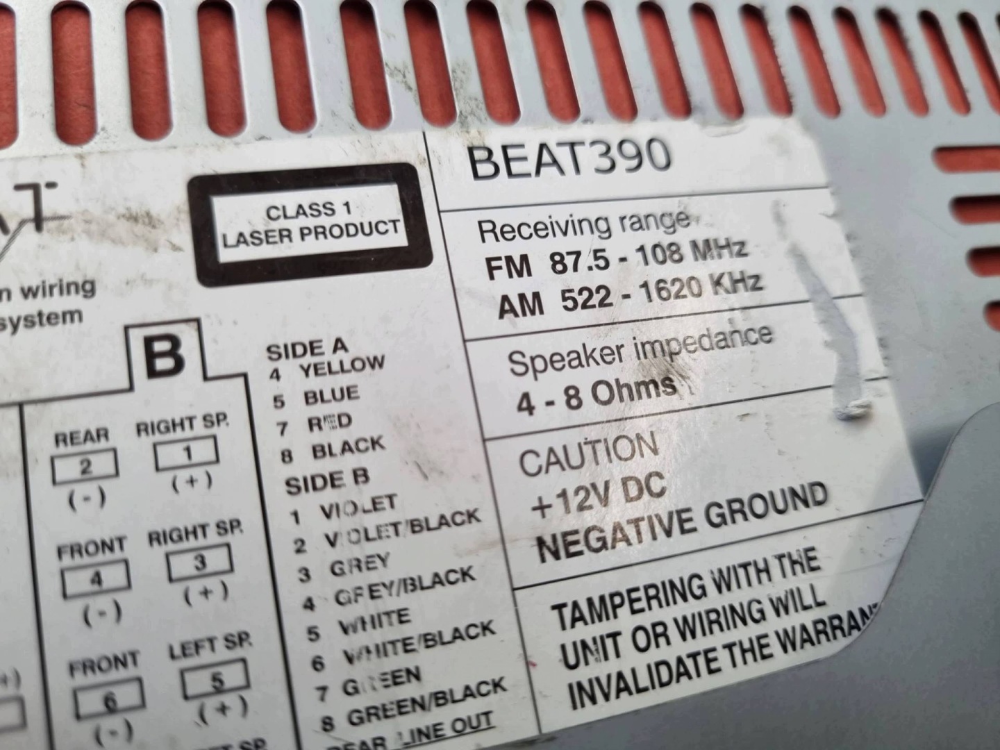 Radio samochodowe Volkswagen Jetta 5 2006 BEAT390