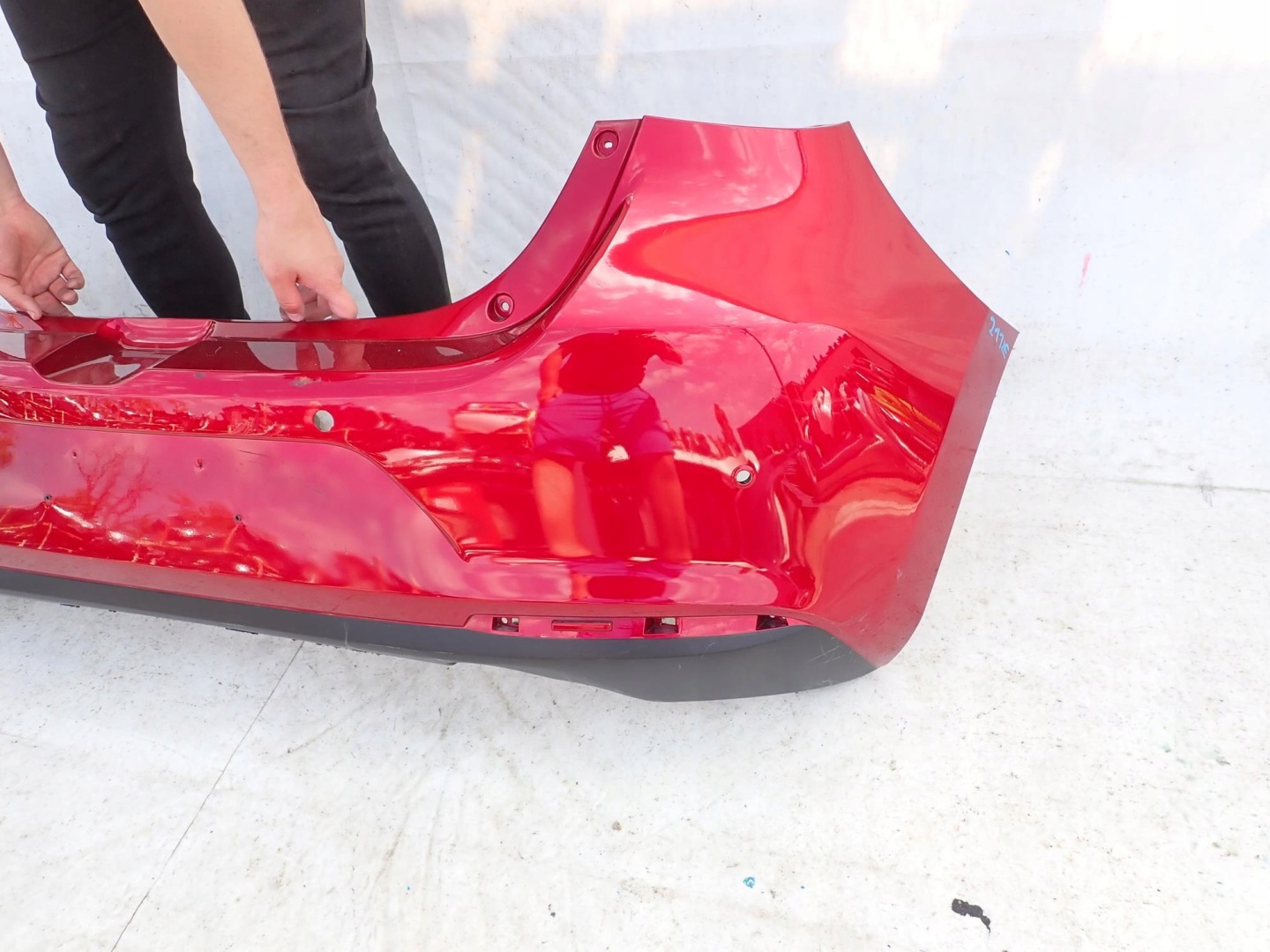 MAZDA 2 III LIFT 19-23 lökhárító far hátsó HAK PDC