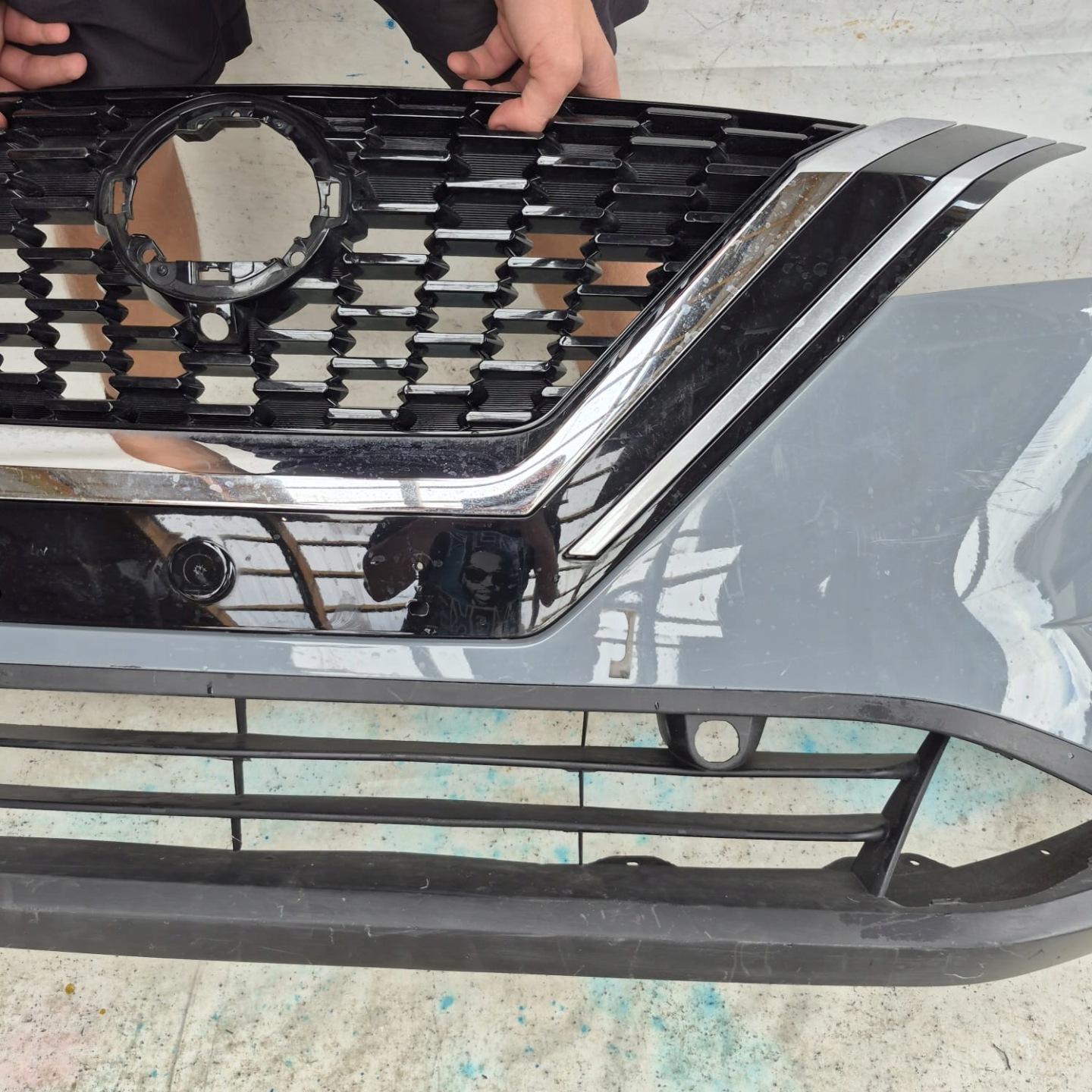 NISSAN QASHQAI III 3 21-24 bumper front front washer PDC