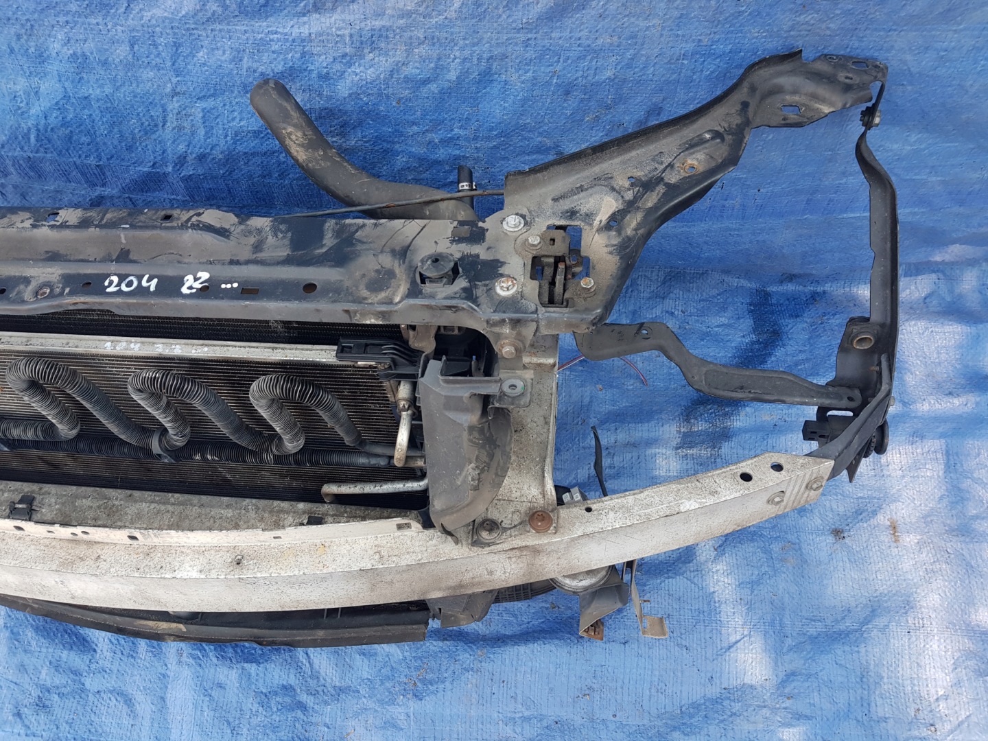 support panel for radiators radiator MERCEDES W204 2.2 CDI