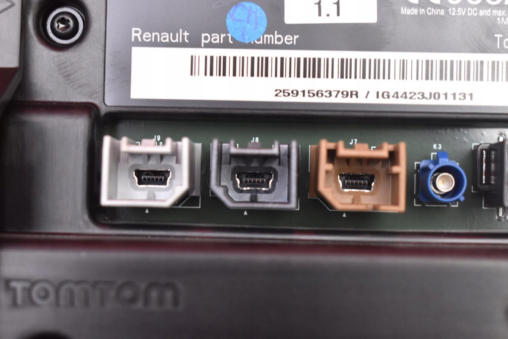 display navigation devices 259156379R RENAULT CAPTUR 1 and 13-17