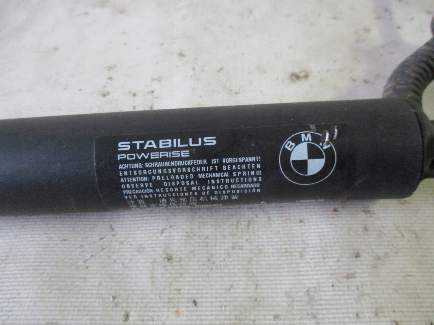 damper bonnet electrical BMW 2 F46 7365979