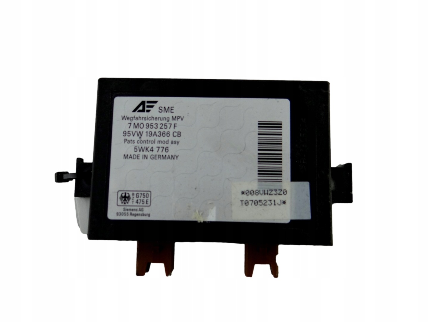 module control unit IMMOBILIZERA VW SHARAN 7M0 953 257F