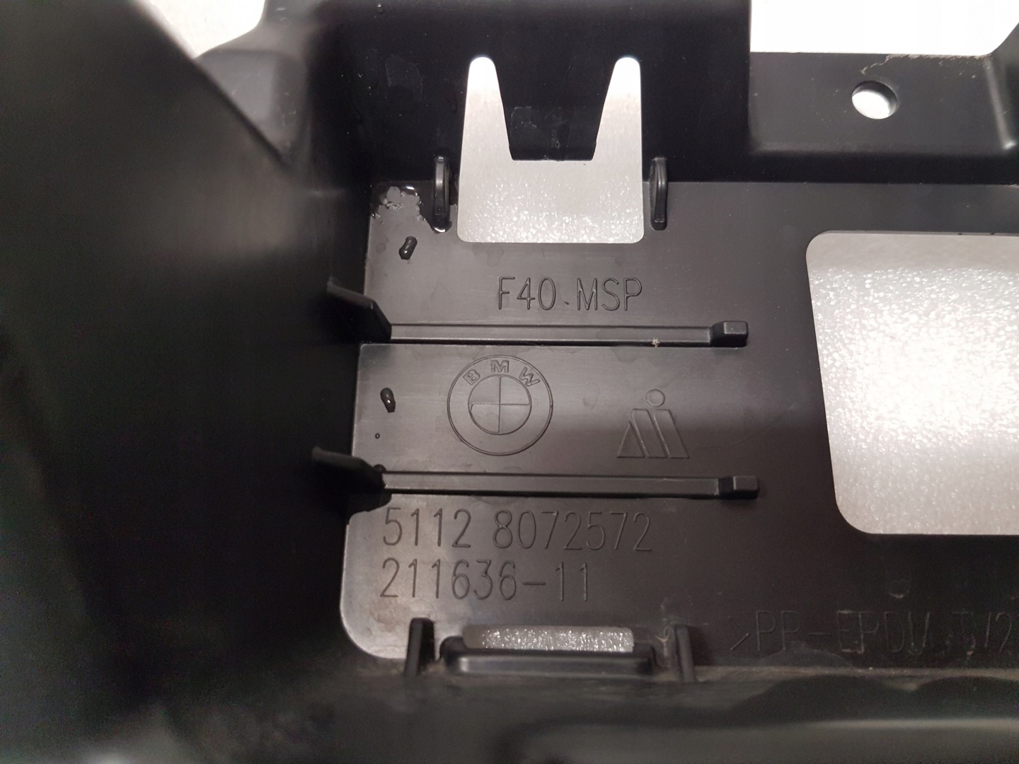 bumper bracket SMART OPENER rear part BMW F40 m-packet 8072572