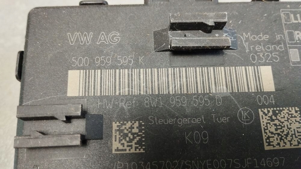 Audi Q3 F3 83a module door left rear part 5Q0959595K