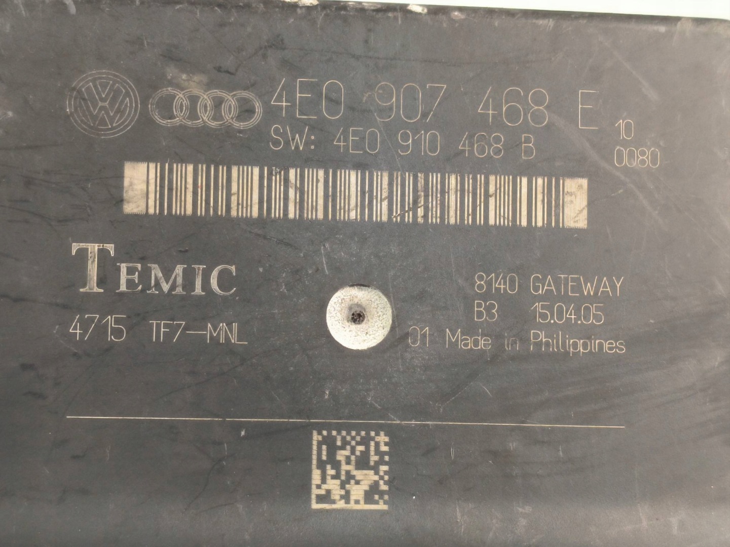 modul GATEWAY 4E0907468E AUDI A8 D3