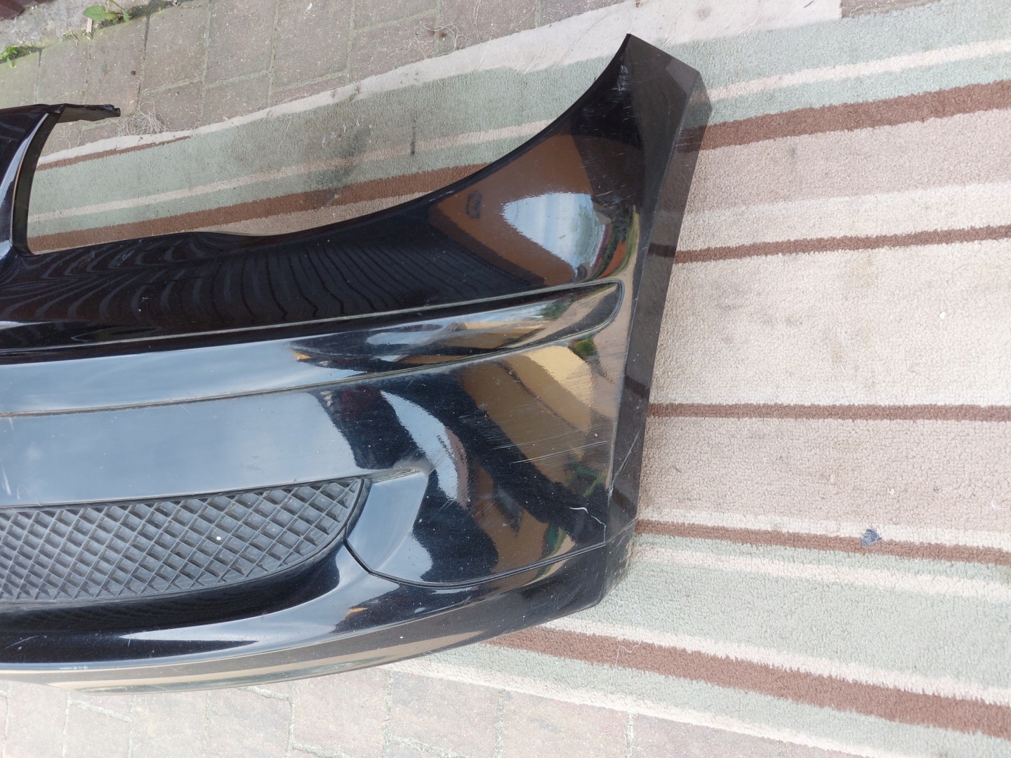 Stoßstange vorne BMW E87 schwarzer 09r
