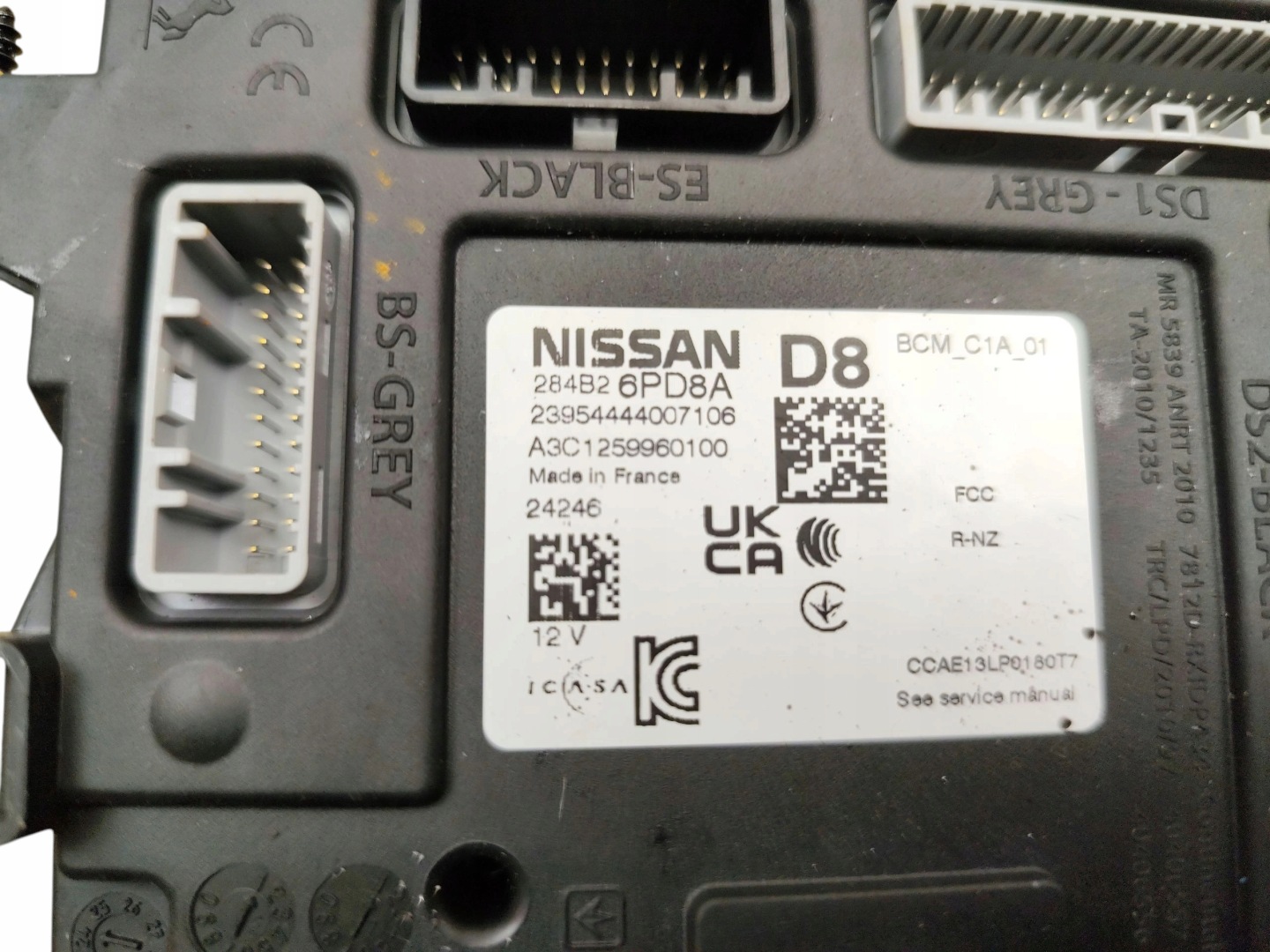 compartment module BCM KOMFORTU NISSAN JUKE II F16 284B2-6PD8A