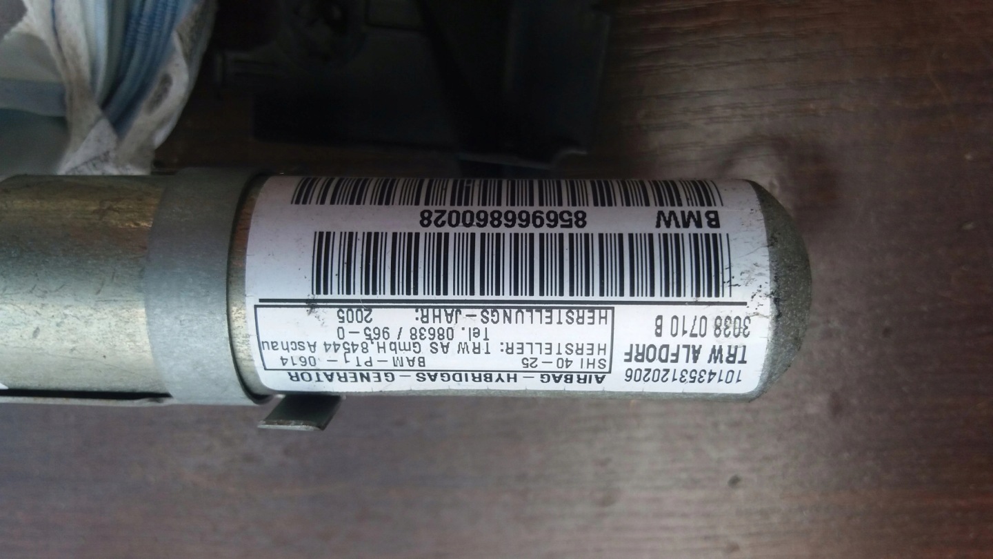BMW 3 E90 E91 Dachvorhang Airbag seitlich Airbags AIRBAG
