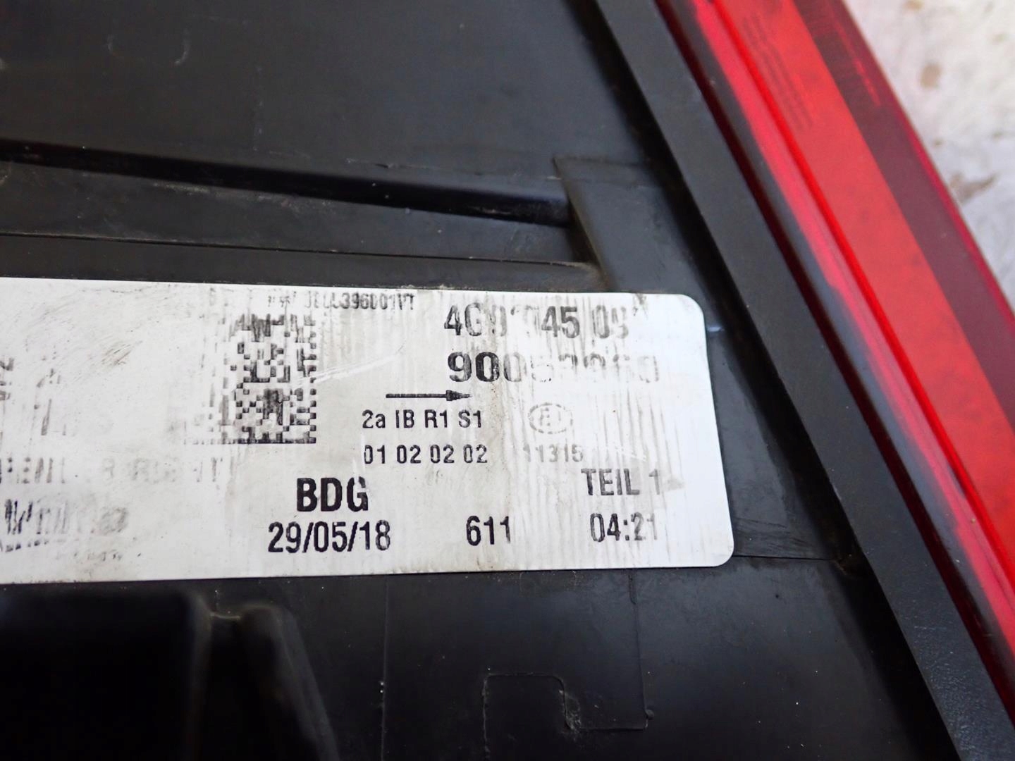 light rear part rear right AUDI A6 C7 LIFT 2015- KOMBI 4G