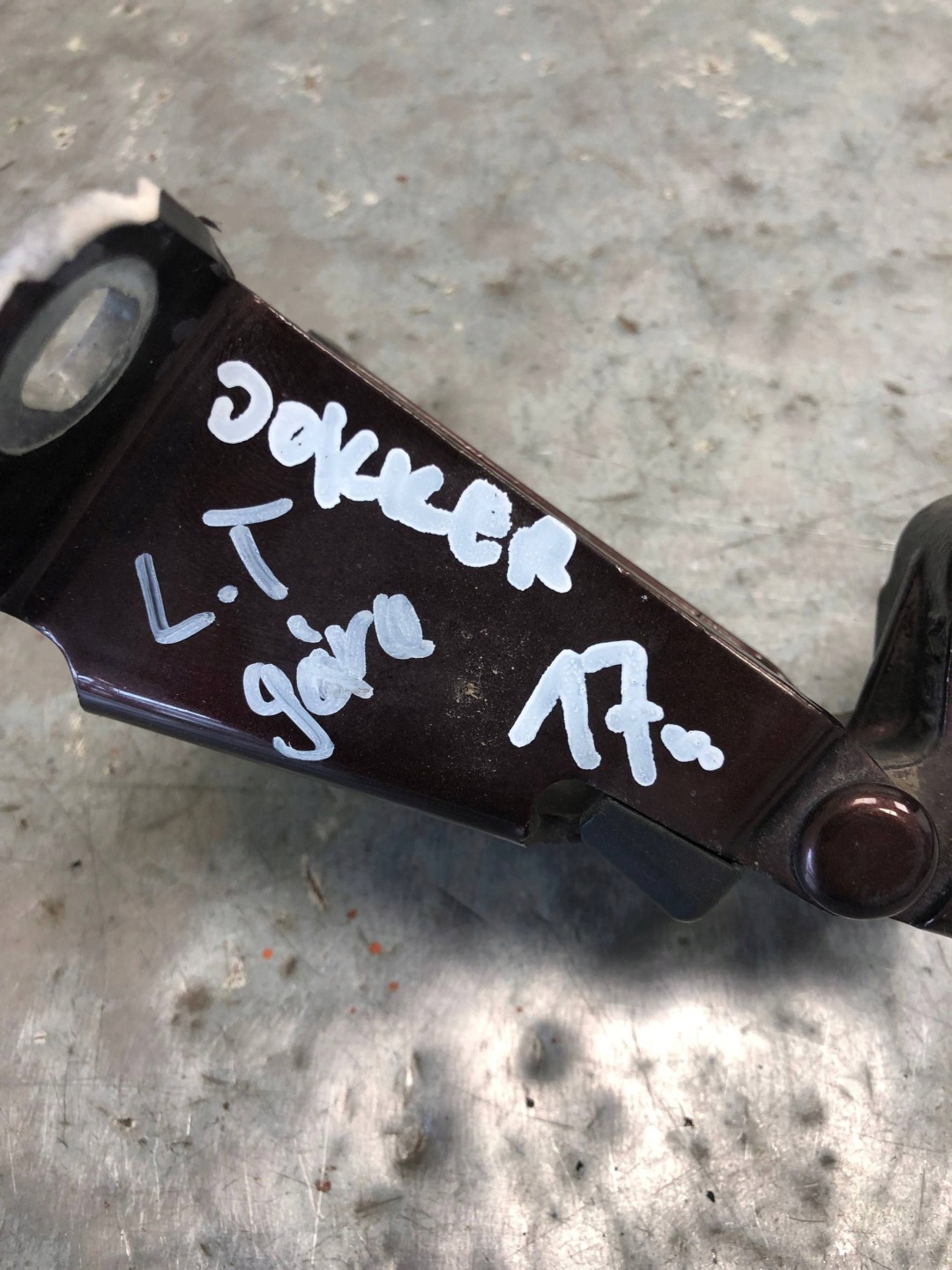 hinge door left rear part GORA DACIA DOKKER 844009913R