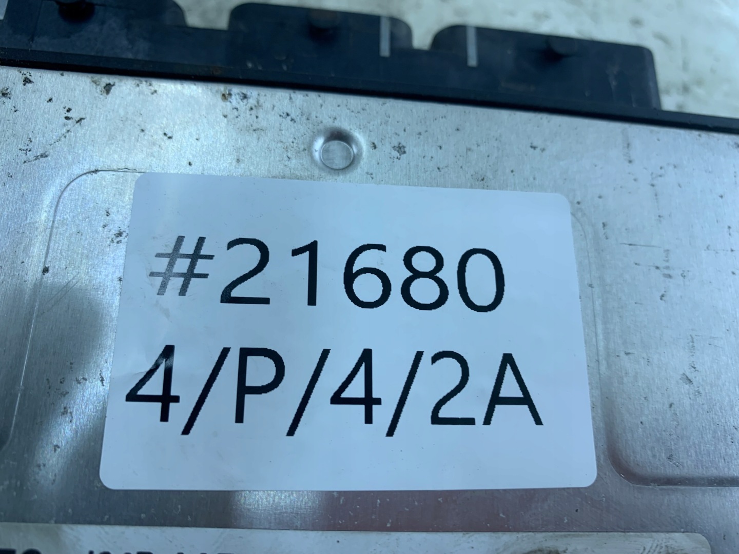 PEUGEOT 206 1.4 control unit of the engine 9663717680